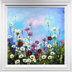 Wildflower's in Bloom - Original - SOLD by artist Rozanne Bell - Wyecliffe Galleries