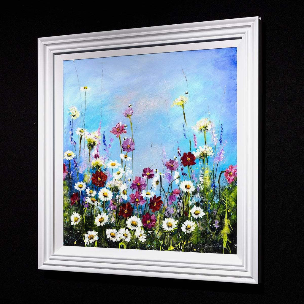 Wildflower's in Bloom - Original - SOLD by artist Rozanne Bell - Wyecliffe Galleries