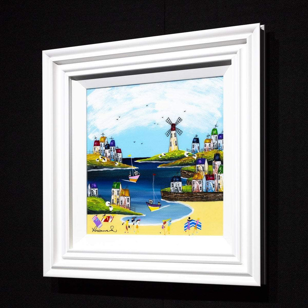 Windmill Cove II - Original - SOLD by artist Rozanne Bell - Wyecliffe Galleries