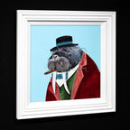 Winston Walrus - Original - SOLD by artist Rozanne Bell - Wyecliffe Galleries