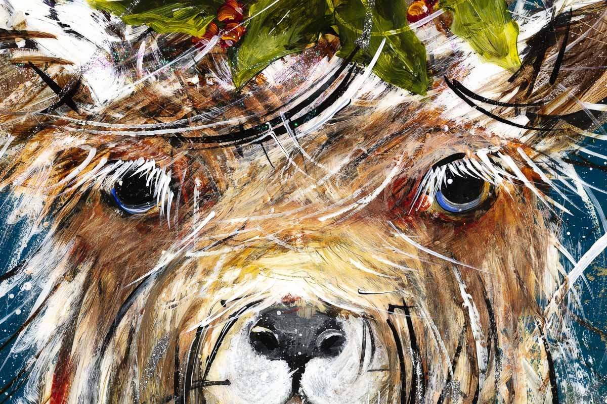 Winter Calls - Original - SOLD by artist Rozanne Bell - Wyecliffe Galleries