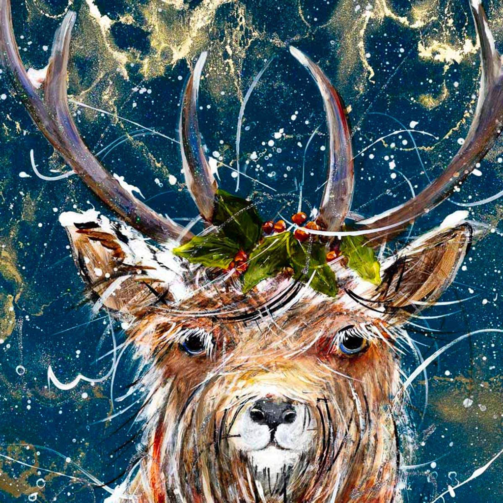 Winter Calls - Original - SOLD by artist Rozanne Bell - Wyecliffe Galleries