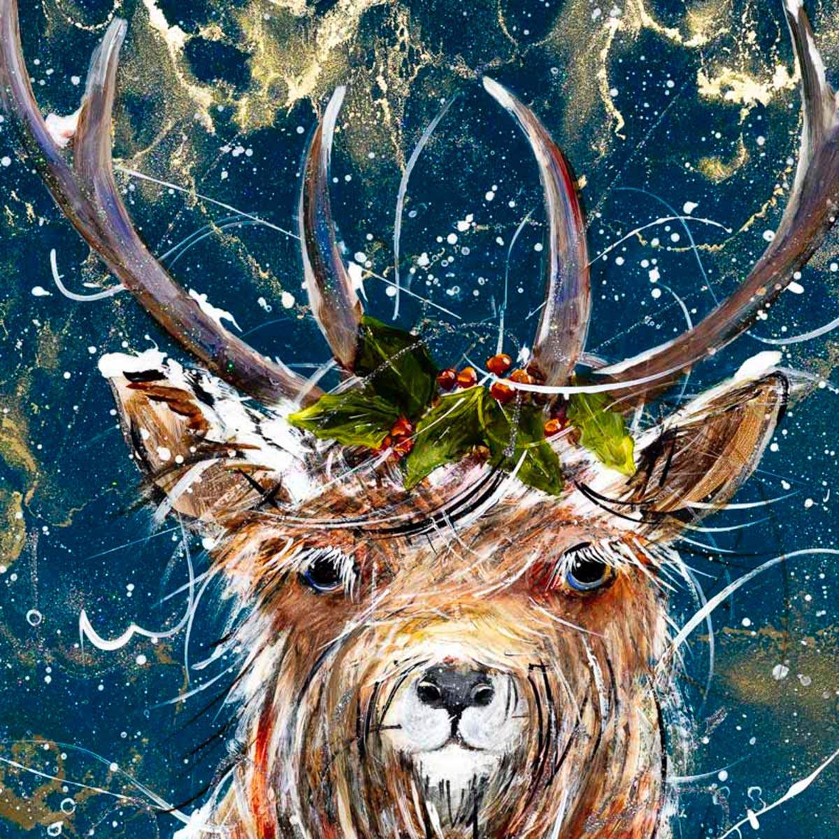 Winter Calls - Original - SOLD by artist Rozanne Bell - Wyecliffe Galleries