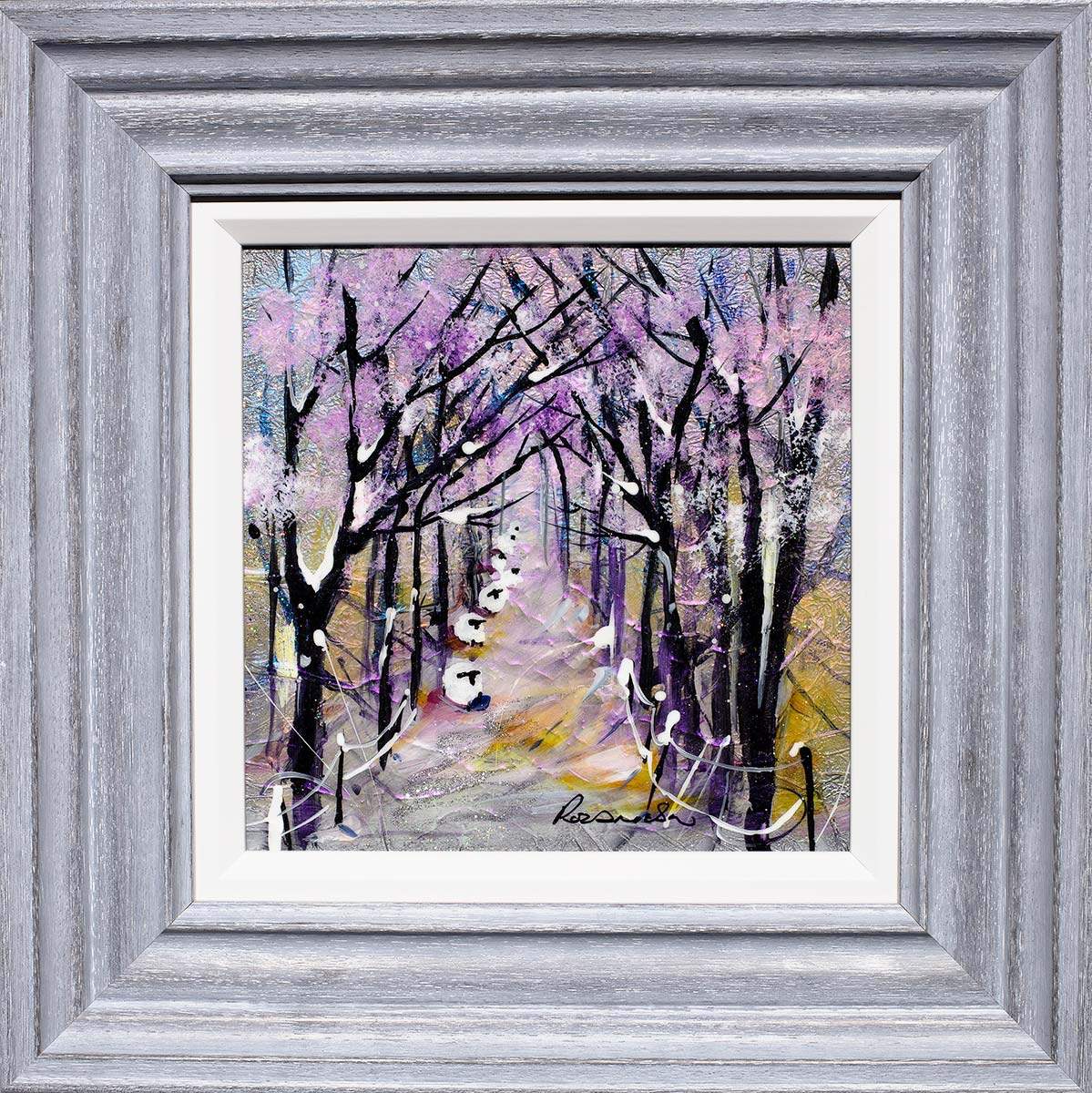Winter Colour I - Original - SOLD by artist Rozanne Bell - Wyecliffe Galleries