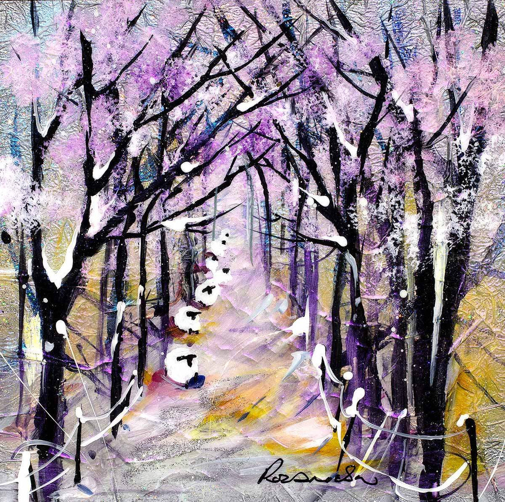 Winter Colour I - Original - SOLD by artist Rozanne Bell - Wyecliffe Galleries