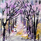 Winter Colour I - Original - SOLD by artist Rozanne Bell - Wyecliffe Galleries