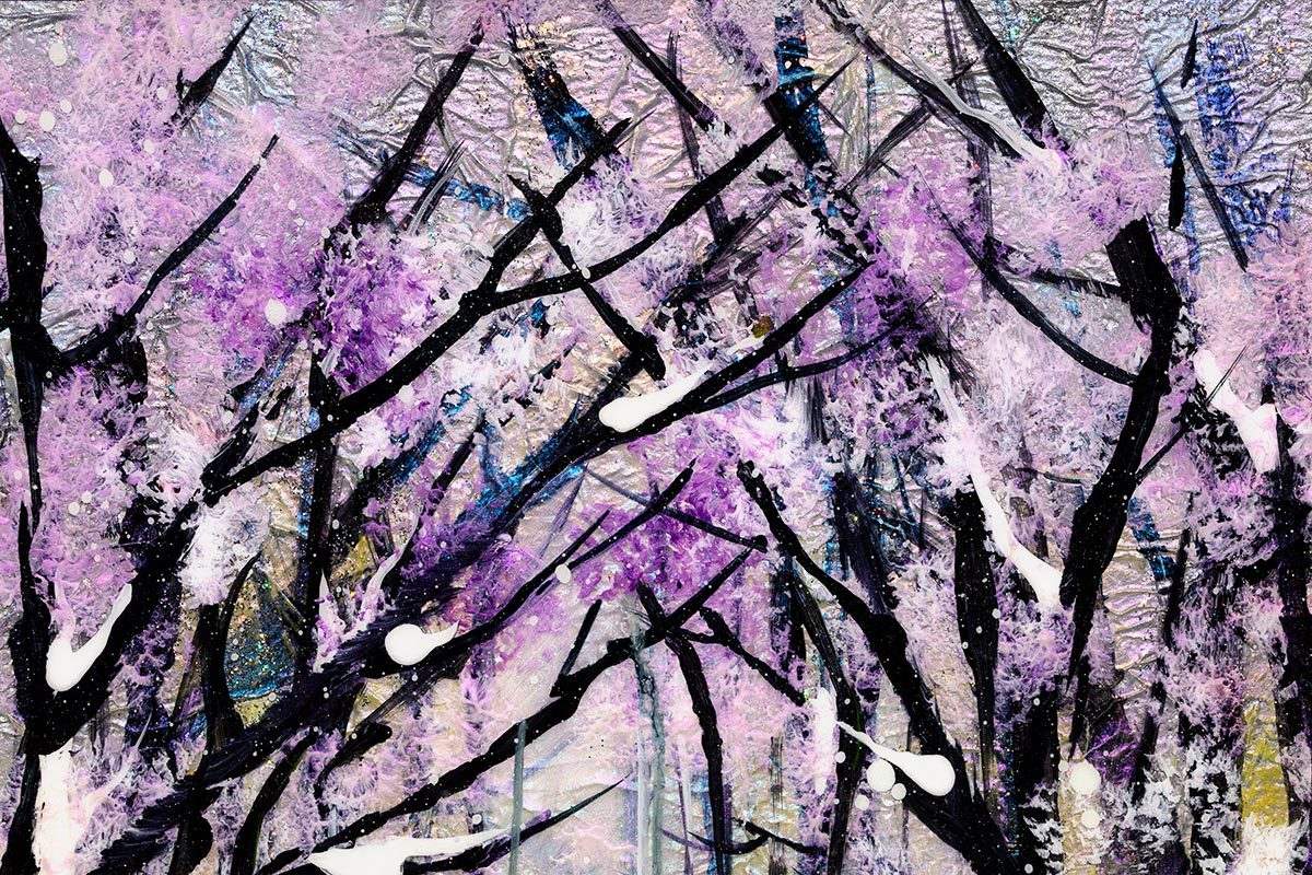 Winter Colour I - Original - SOLD by artist Rozanne Bell - Wyecliffe Galleries