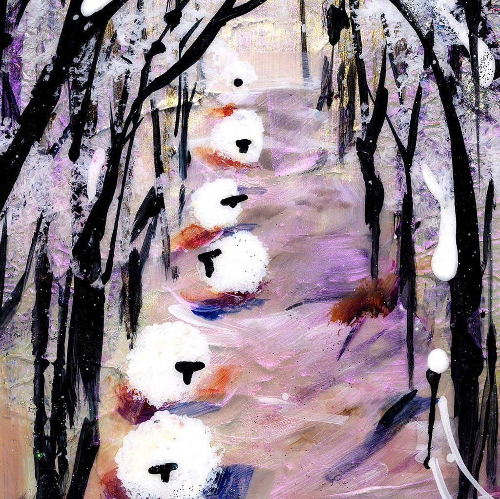 Winter Colour II -Original - SOLD by artist Rozanne Bell - Wyecliffe Galleries