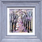 Winter Colour II -Original - SOLD by artist Rozanne Bell - Wyecliffe Galleries