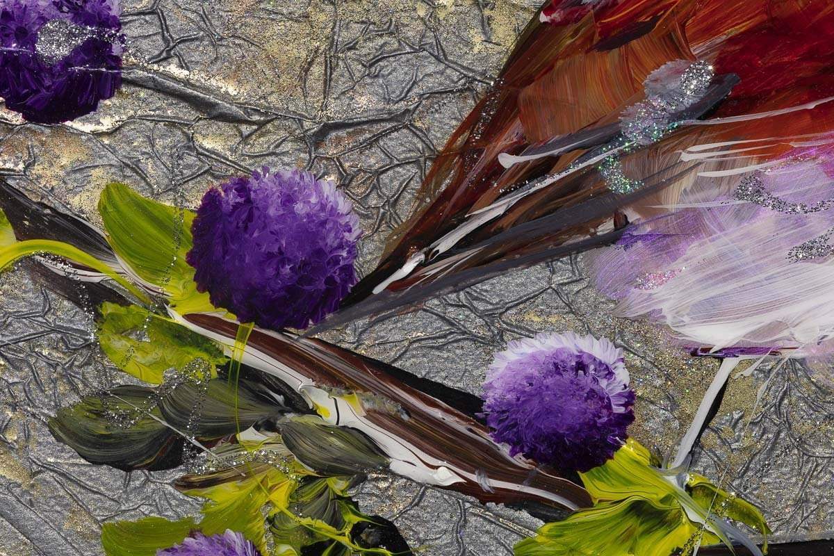 Winter's Melody - Original - SOLD by artist Rozanne Bell - Wyecliffe Galleries