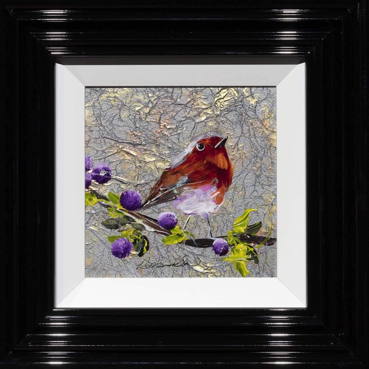 Winter's Melody - Original - SOLD by artist Rozanne Bell - Wyecliffe Galleries