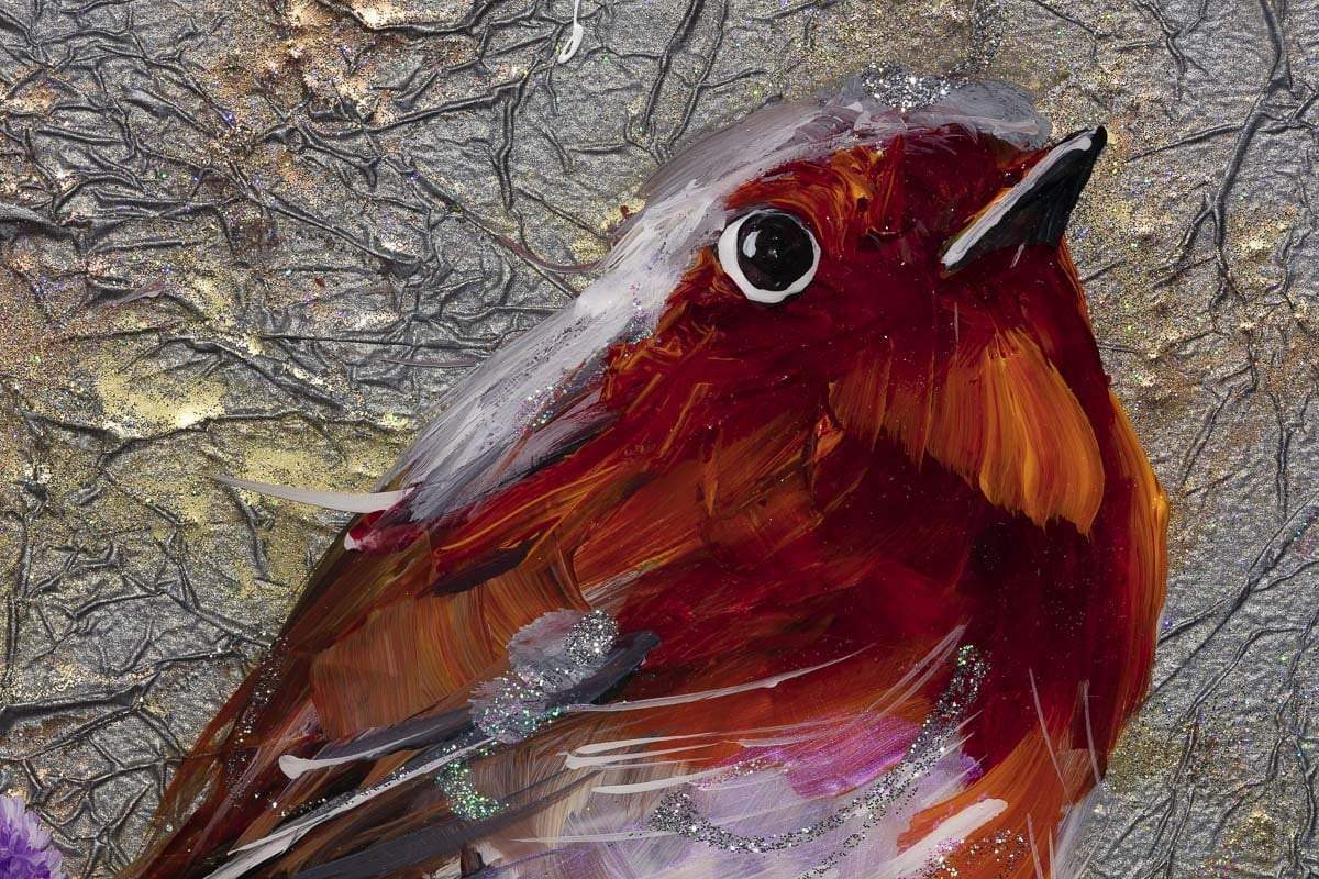 Winter's Melody - Original - SOLD by artist Rozanne Bell - Wyecliffe Galleries