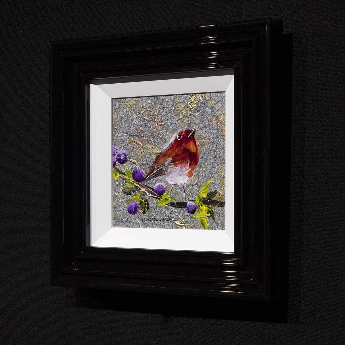 Winter's Melody - Original - SOLD by artist Rozanne Bell - Wyecliffe Galleries