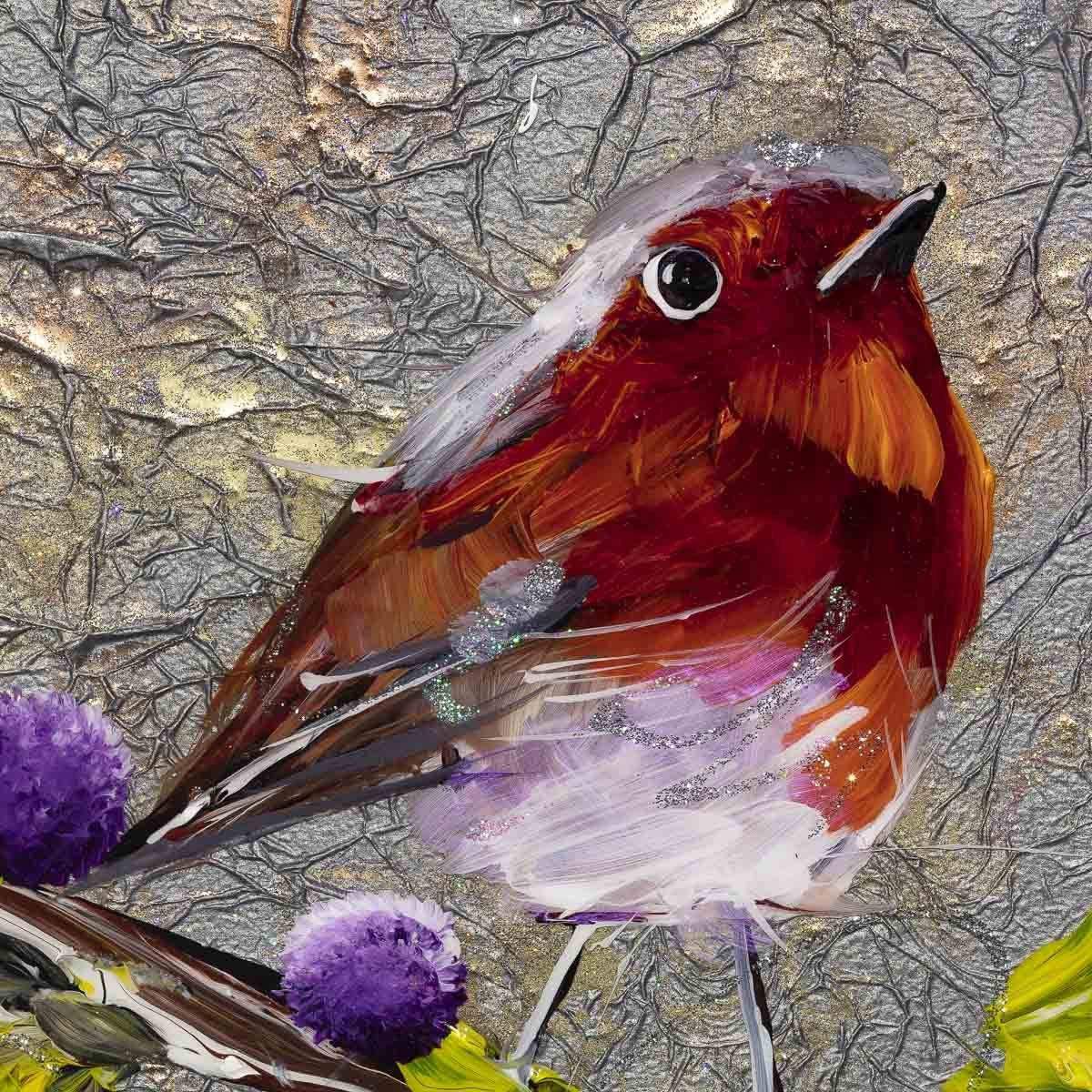 Winter's Melody - Original - SOLD by artist Rozanne Bell - Wyecliffe Galleries