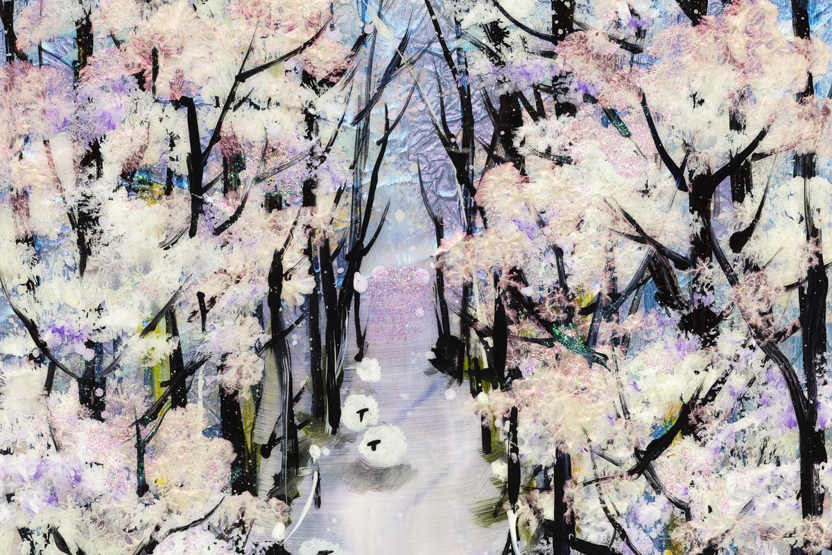Winter Walks - Original Rozanne Bell Original