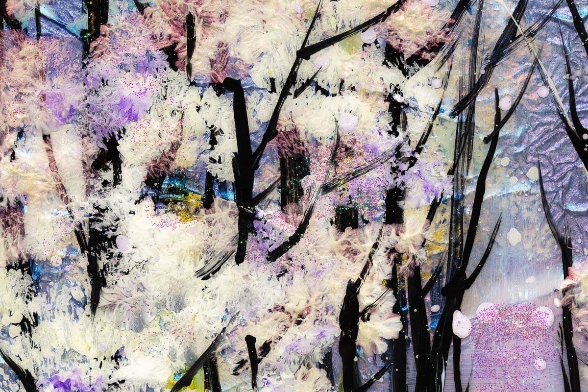 Winter Walks - Original - SOLD by artist Rozanne Bell - Wyecliffe Galleries