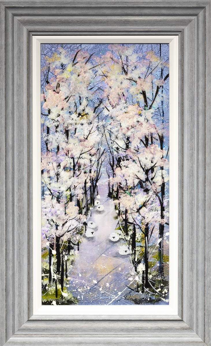 Winter Walks - Original - SOLD by artist Rozanne Bell - Wyecliffe Galleries