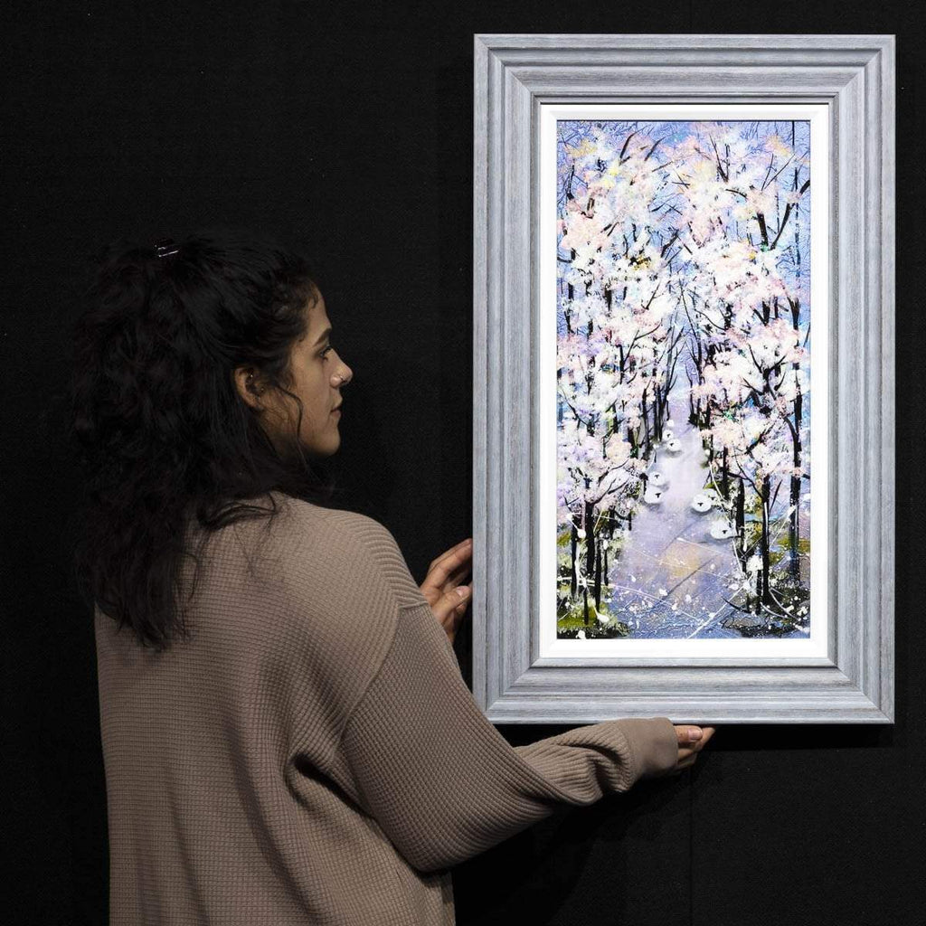 Winter Walks - Original - SOLD by artist Rozanne Bell - Wyecliffe Galleries