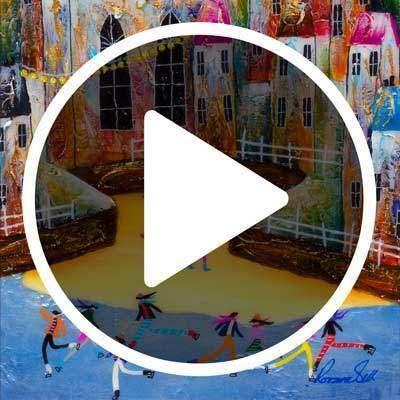 Winter Wonderland - SOLD by artist Rozanne Bell - Wyecliffe Galleries