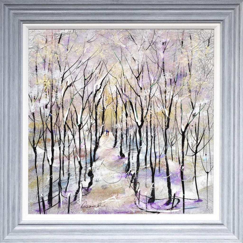 Winter Woodland - Original - SOLD by artist Rozanne Bell - Wyecliffe Galleries