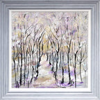 Winter Woodland - Original - SOLD by artist Rozanne Bell - Wyecliffe Galleries