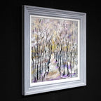 Winter Woodland - Original - SOLD by artist Rozanne Bell - Wyecliffe Galleries