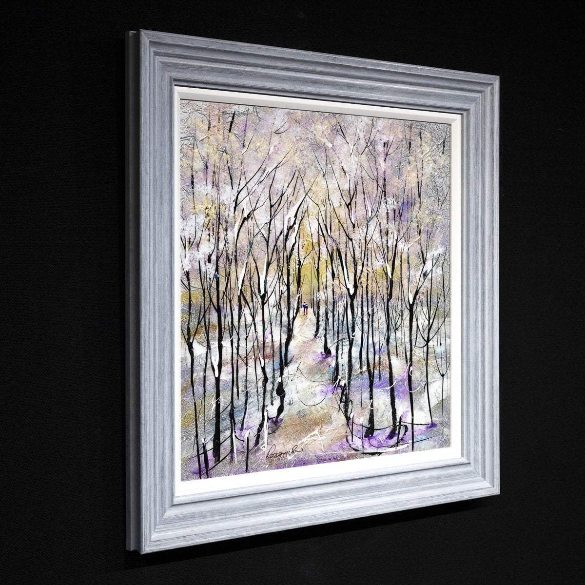 Winter Woodland - Original - SOLD by artist Rozanne Bell - Wyecliffe Galleries