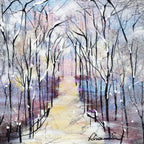 Winters Beauty I - Original - SOLD by artist Rozanne Bell - Wyecliffe Galleries