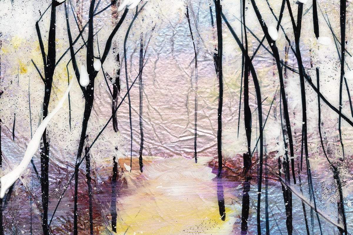 Winters Beauty I - Original - SOLD by artist Rozanne Bell - Wyecliffe Galleries