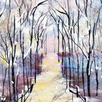 Winters Beauty I - Original - SOLD by artist Rozanne Bell - Wyecliffe Galleries