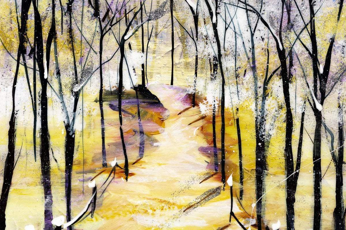 Winters Beauty II - Original - SOLD by artist Rozanne Bell - Wyecliffe Galleries