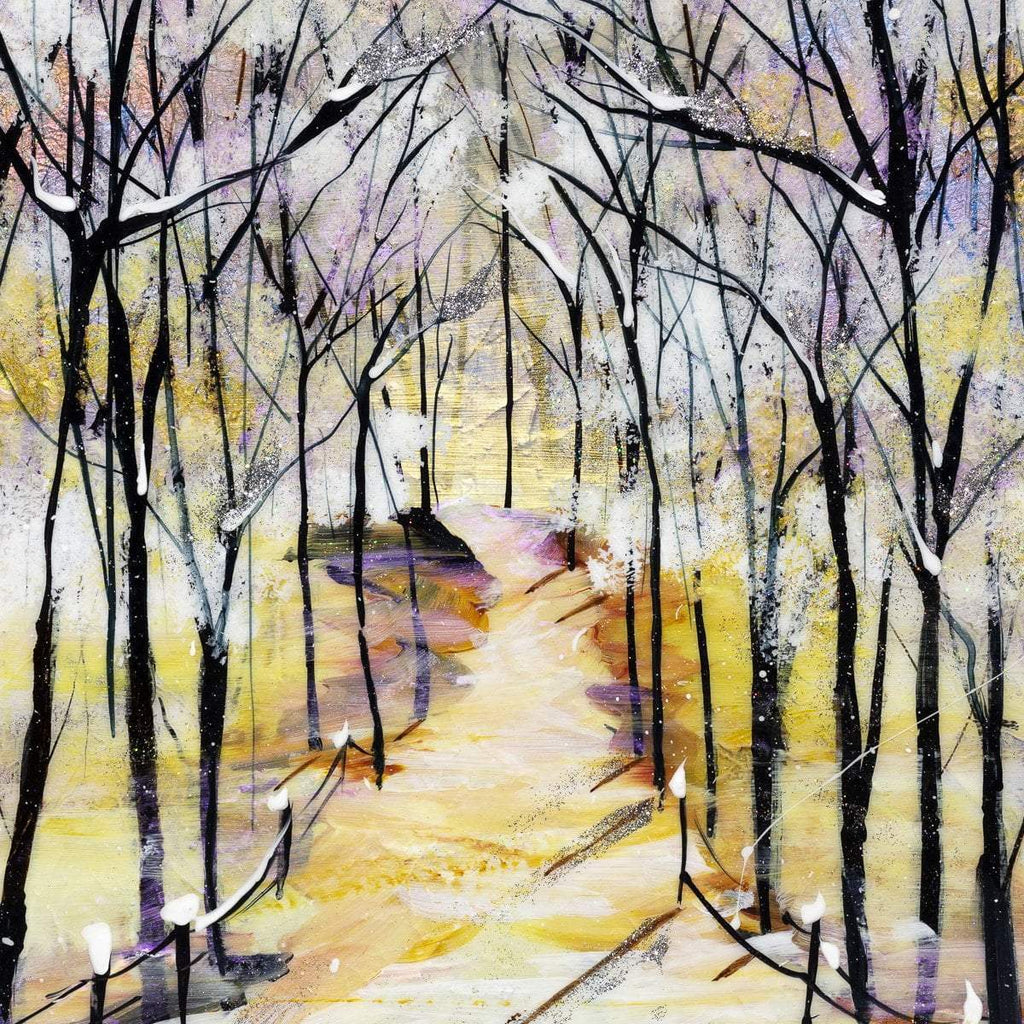 Winters Beauty II - Original - SOLD by artist Rozanne Bell - Wyecliffe Galleries