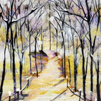 Winters Beauty II - Original - SOLD by artist Rozanne Bell - Wyecliffe Galleries