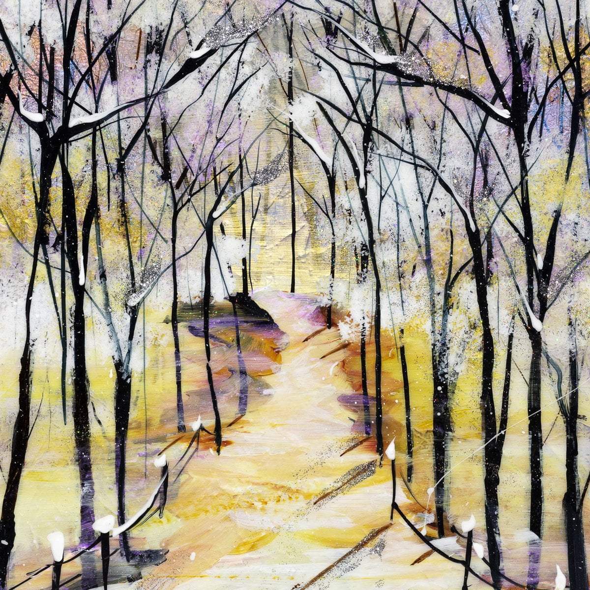 Winters Beauty II - Original - SOLD by artist Rozanne Bell - Wyecliffe Galleries