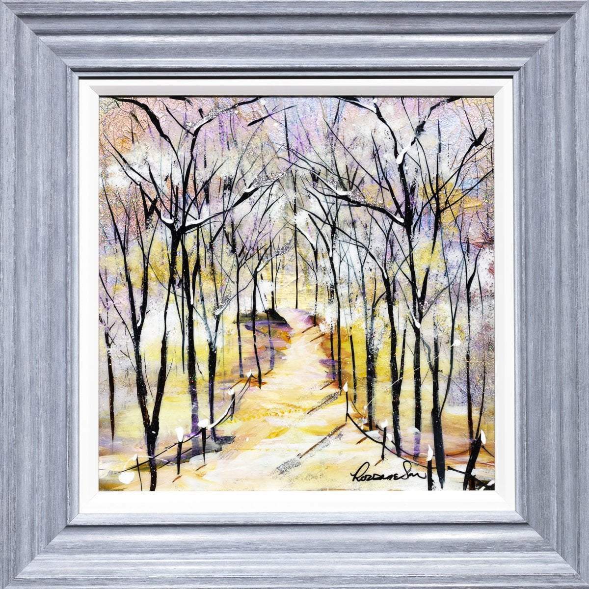 Winters Beauty II - Original - SOLD by artist Rozanne Bell - Wyecliffe Galleries