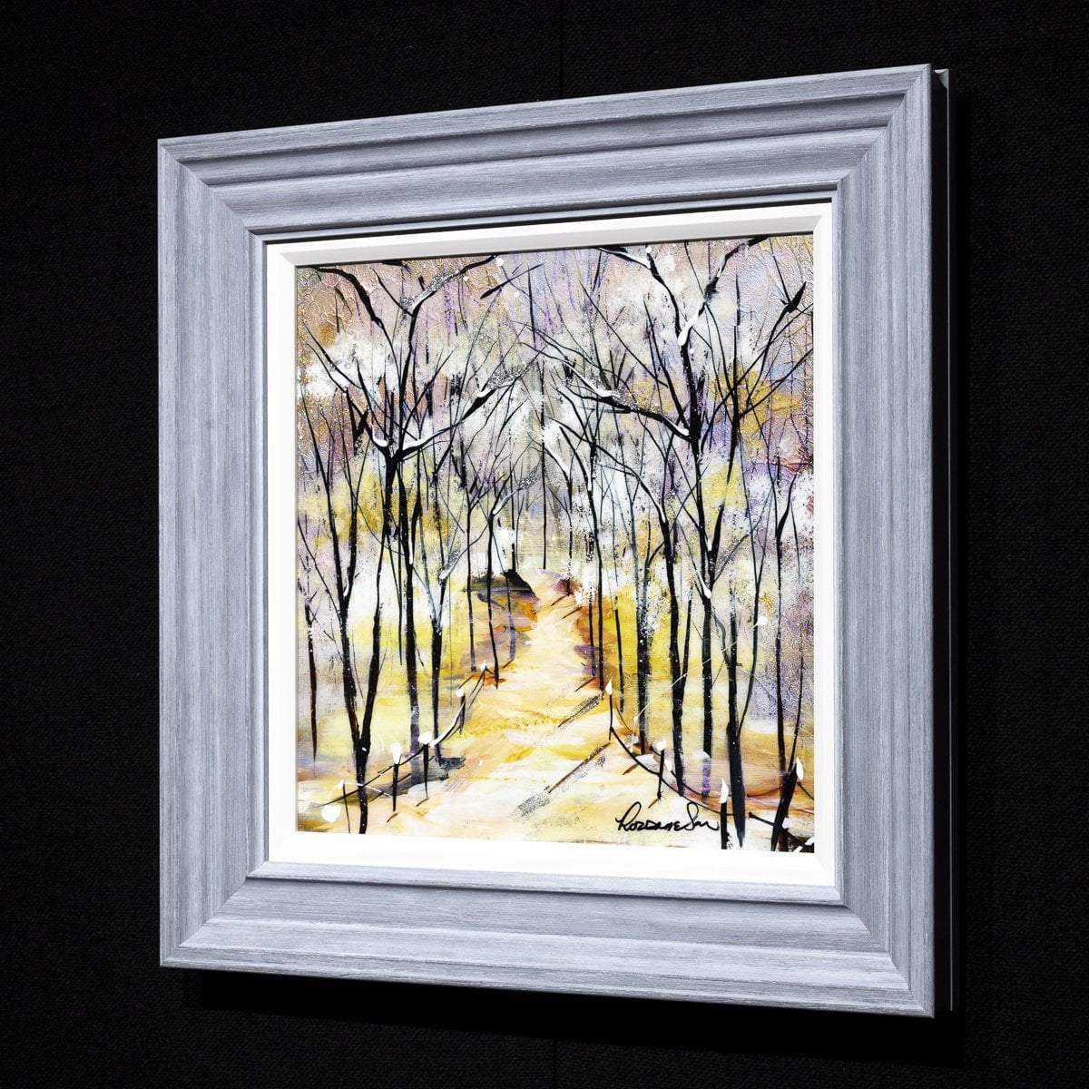 Winters Beauty II - Original - SOLD by artist Rozanne Bell - Wyecliffe Galleries