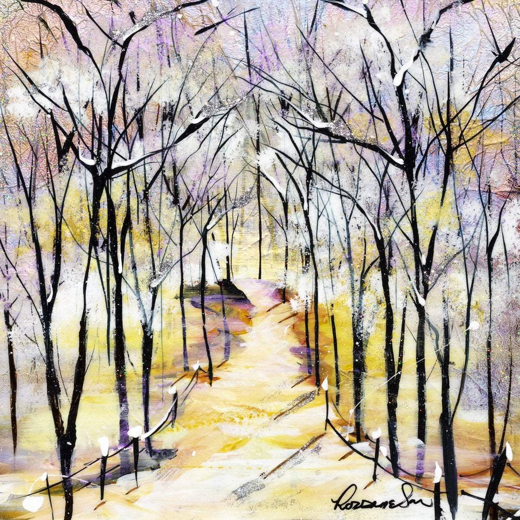 Winters Beauty II - Original - SOLD by artist Rozanne Bell - Wyecliffe Galleries