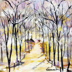 Winters Beauty II - Original - SOLD by artist Rozanne Bell - Wyecliffe Galleries