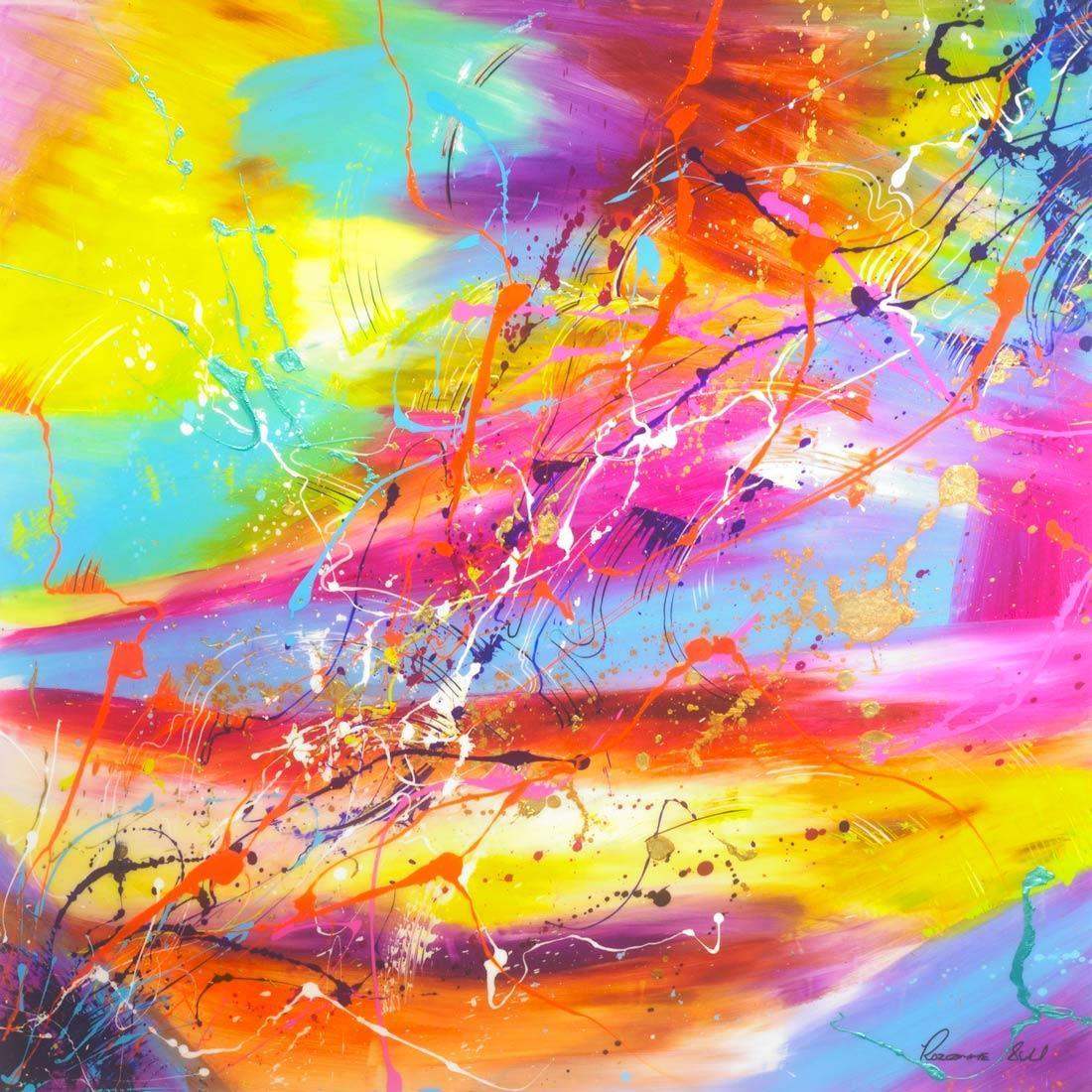 With Purpose - SOLD by artist Rozanne Bell - Wyecliffe Galleries