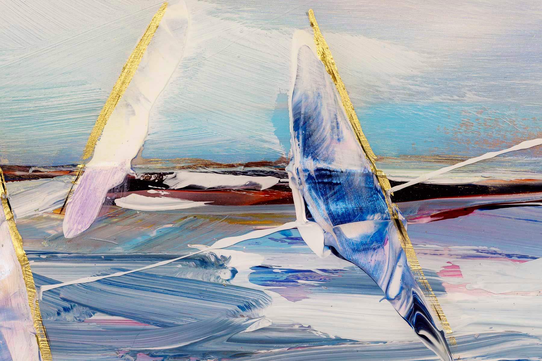 Within The Blue - Original - SOLD by artist Rozanne Bell - Wyecliffe Galleries