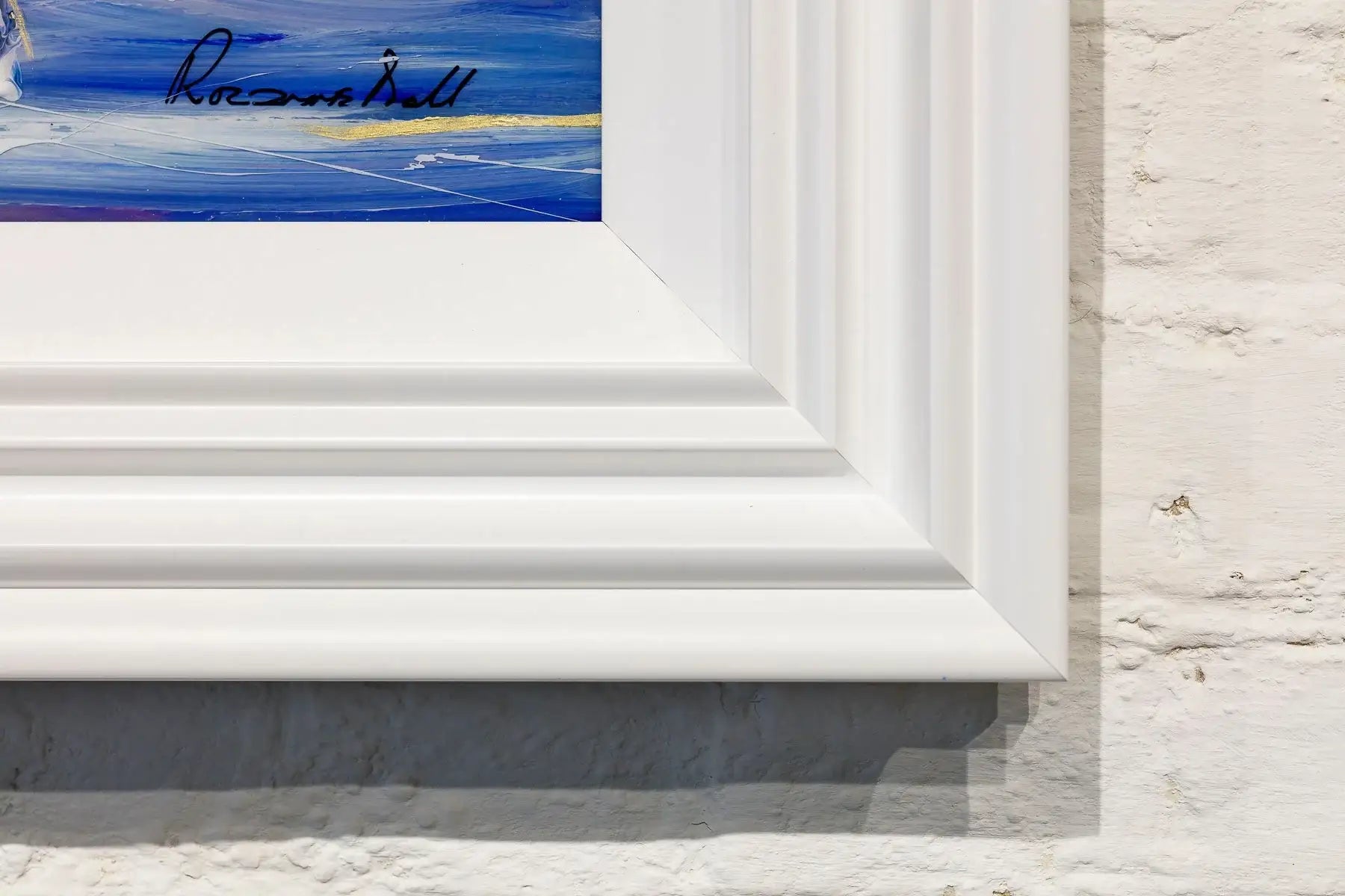 Within The Blue - Original - SOLD by artist Rozanne Bell - Wyecliffe Galleries