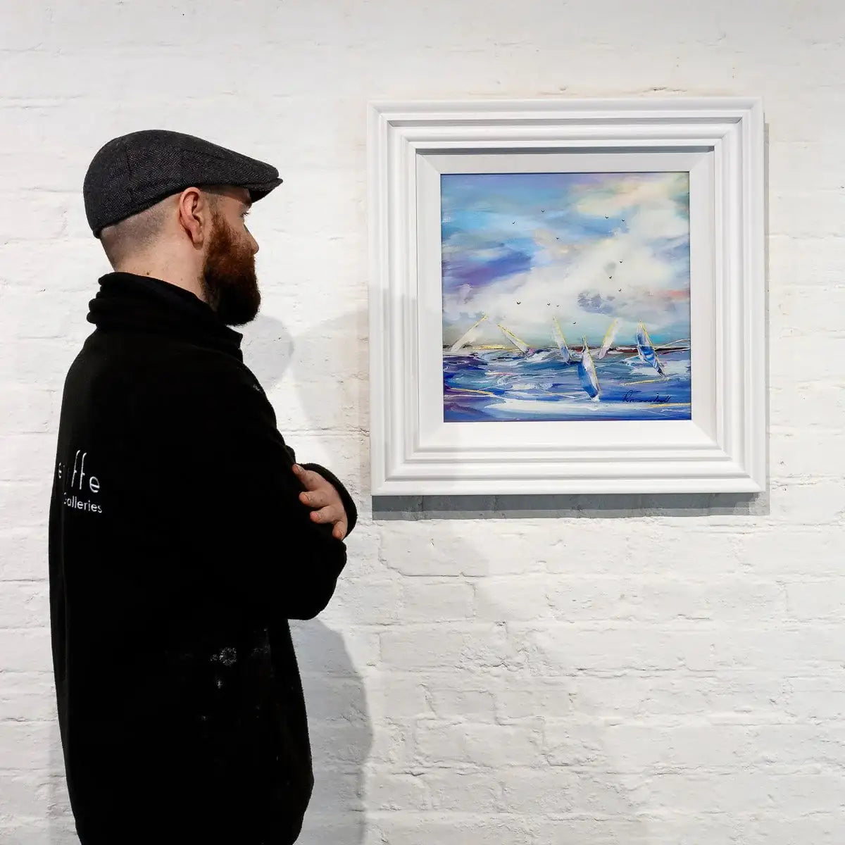 Within The Blue - Original - SOLD by artist Rozanne Bell - Wyecliffe Galleries