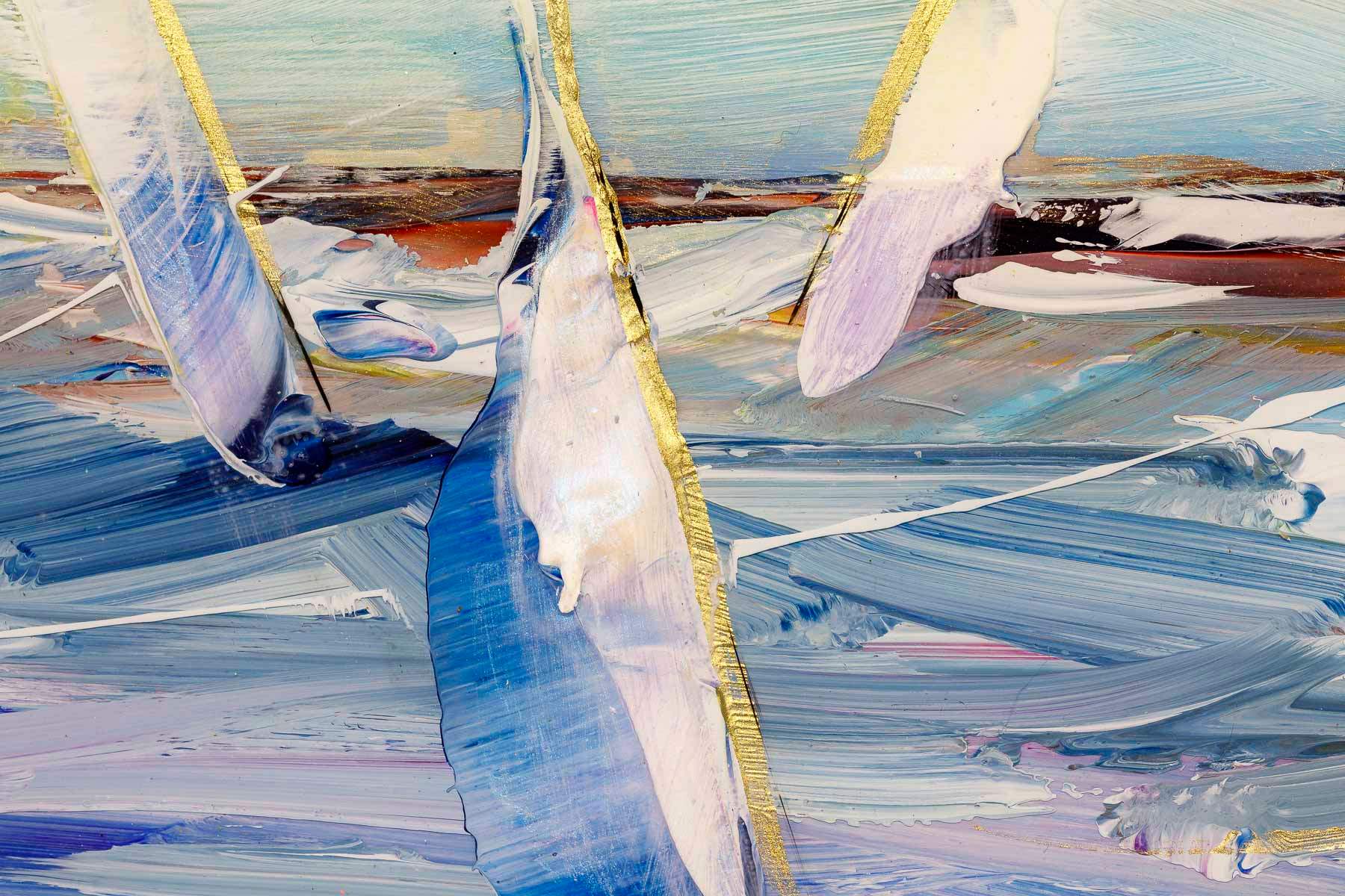 Within The Blue - Original - SOLD by artist Rozanne Bell - Wyecliffe Galleries