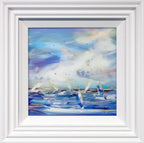 Within The Blue - Original - SOLD by artist Rozanne Bell - Wyecliffe Galleries