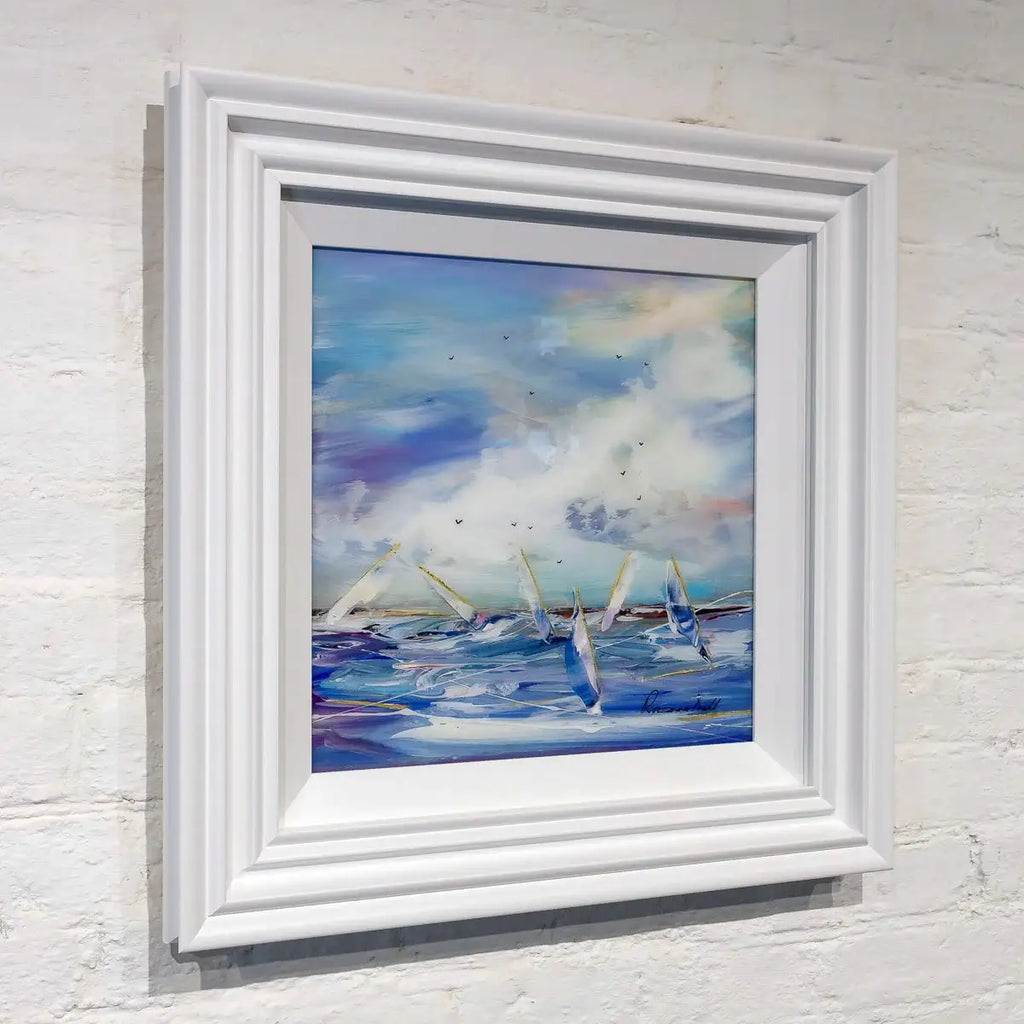Within The Blue - Original - SOLD by artist Rozanne Bell - Wyecliffe Galleries
