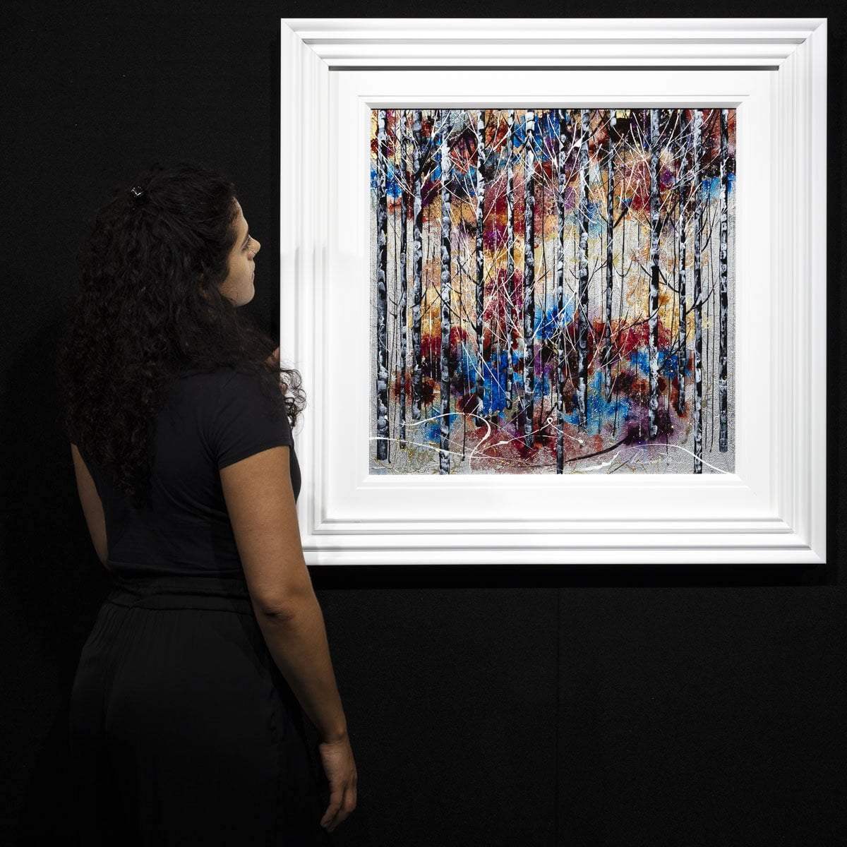 Woodland Paradise - Original - SOLD by artist Rozanne Bell - Wyecliffe Galleries