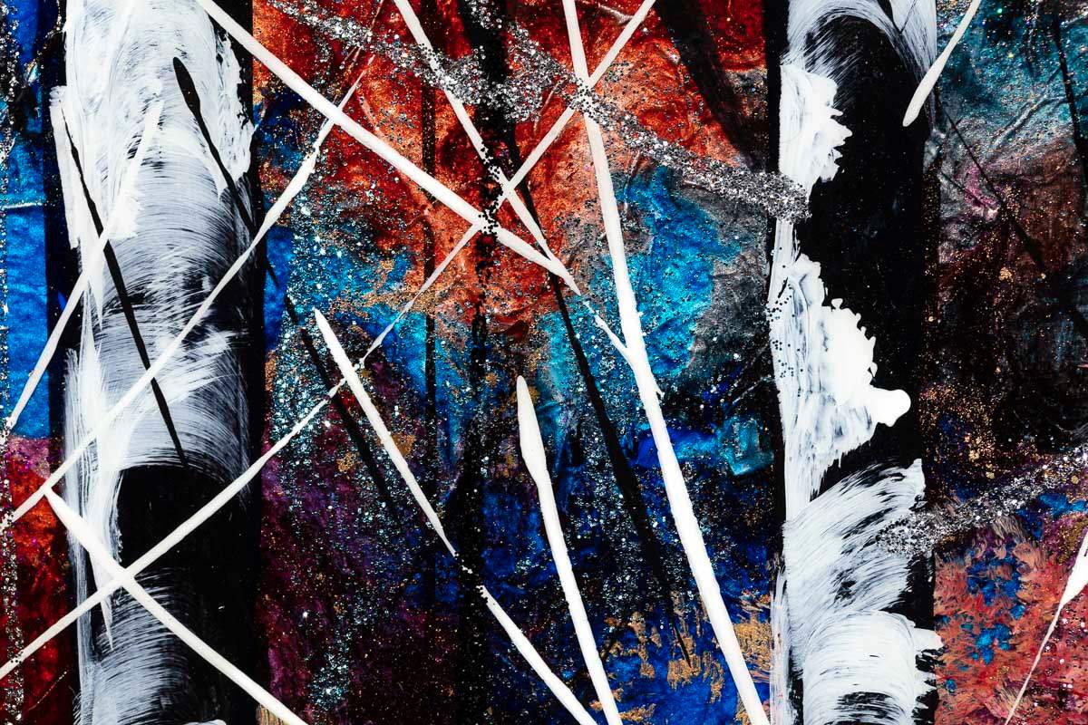 Woodland Paradise - Original - SOLD by artist Rozanne Bell - Wyecliffe Galleries