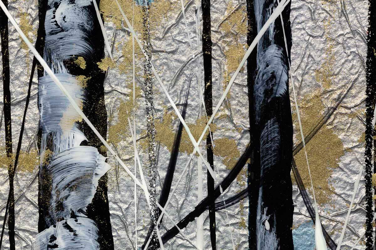 Woodland Paradise - Original - SOLD by artist Rozanne Bell - Wyecliffe Galleries