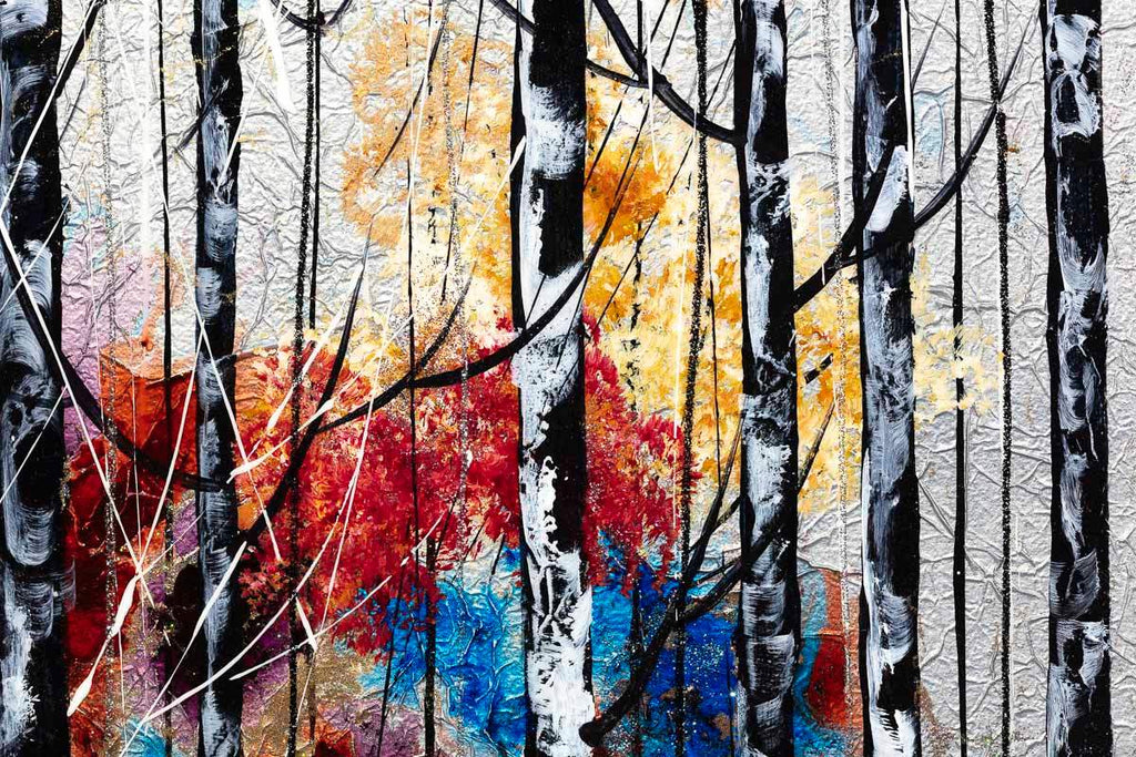 Woodland Paradise - Original - SOLD by artist Rozanne Bell - Wyecliffe Galleries