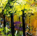 Woodland Walk - Original - SOLD by artist Rozanne Bell - Wyecliffe Galleries